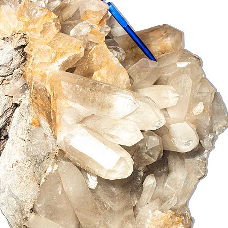 Drusa Quartzo Cristal Pedra Natural Bruto 1,2m 120kg na Base
