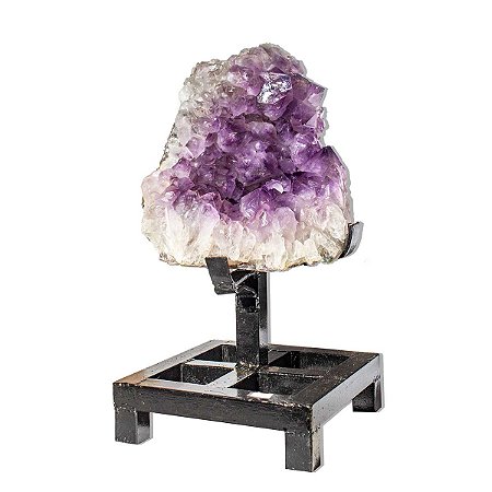 Drusa Ametista Gigante Pedra Natural 46cm 14kg Classe A
