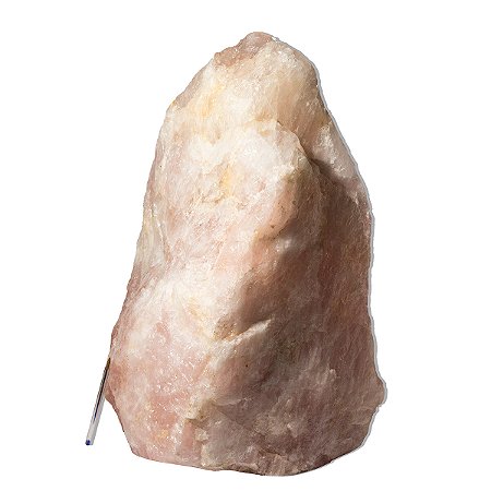 Cristal Rosa Pedra Pé Serrado Natural 117Kg 65cm Classe B