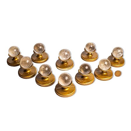 10 Esfera Cristal Pedra Natural 30 a 35mm 30 a 60g Tipo A