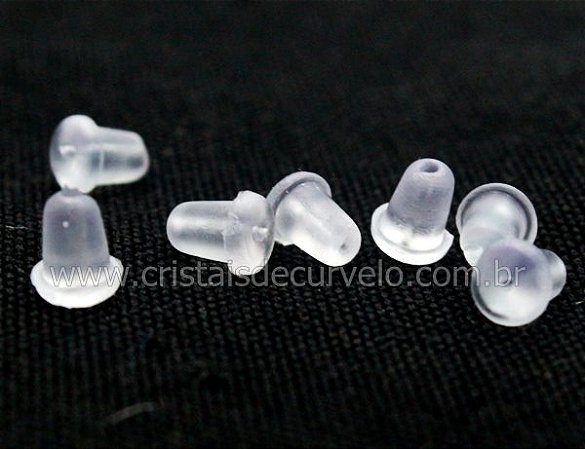 100 Tarraxa de Silicone Para Brinco Atacado