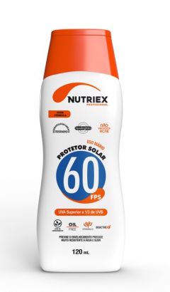 Protetor Solar Fps 60 1/3 UVB 120ml Nutriex