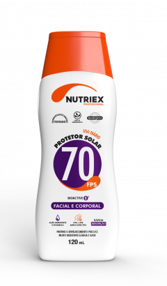 Protetor Solar Fps 70 Facial e Corporal 120ml Nutriex