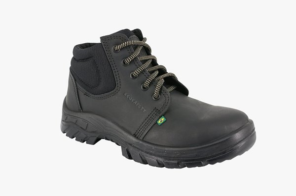 Botina Cadarço Latego Preto Ecosafety Ca 40677