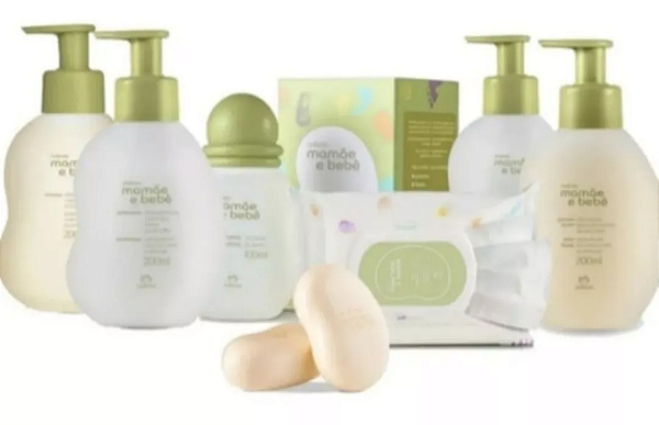 Natura mamãe bebe 7 produtos