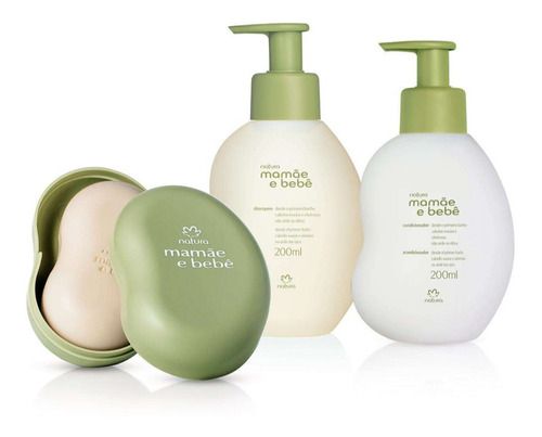 Kit Mamãe E Bebê Natura, Recém-nascido Cor Verde
