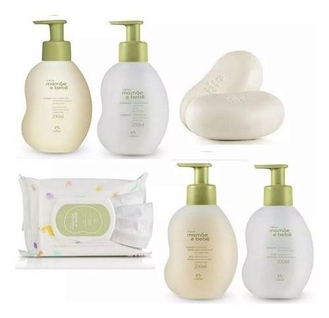 Kit Com 6 Produtos Mamãe Bebê