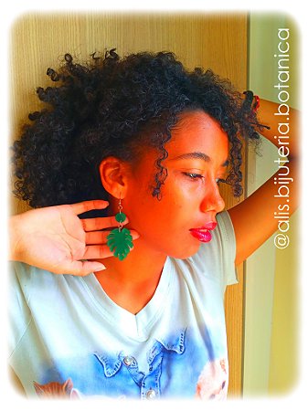 Brinco Folha de Adão Longo