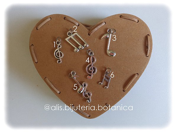 Pingente Notas Musicais