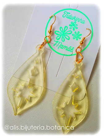 Brinco Vertical Estrelas Brilho