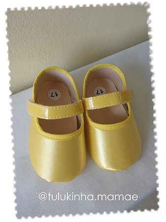 Sapatinhos de Cetim Liso