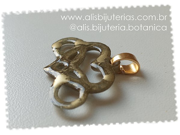 Pingente Amor Infinito Ouro Velho