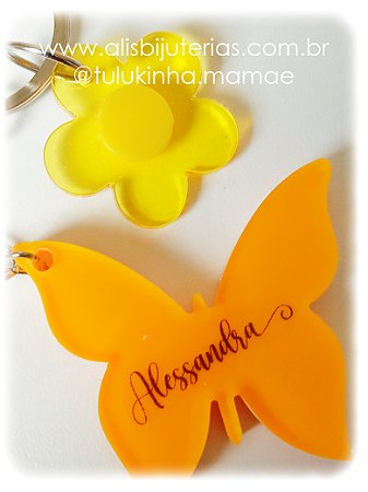 Chaveiro Borboleta Identificado
