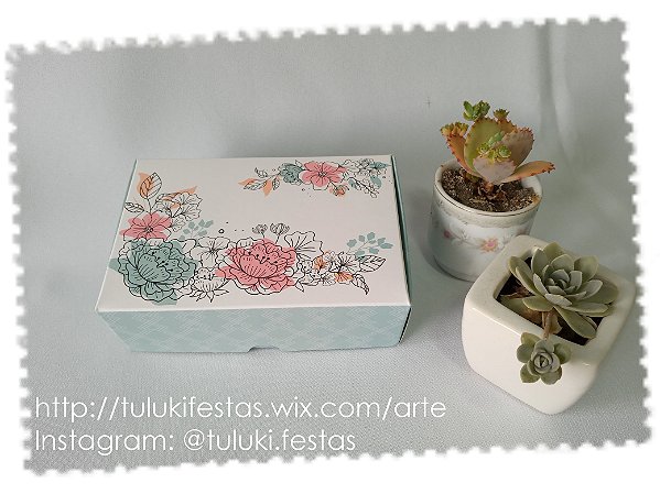 Caixa Mensagem Jardim Turquesa