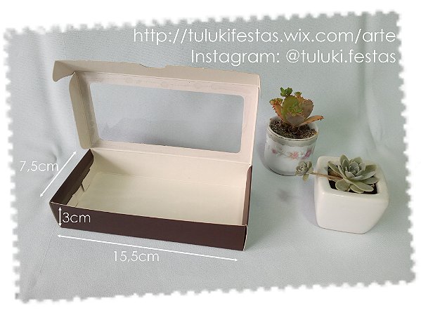 Caixa para Pão de Mel e Brownie