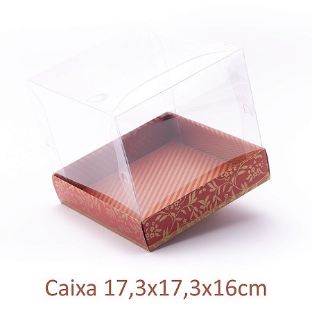 Caixa para Cakes e Panetones Estampa
