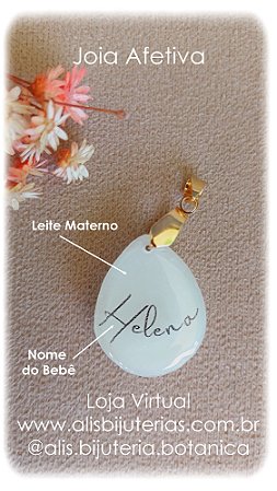 Pingente Afetivo Pingo de Leite