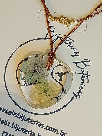 Colar Medalhão Hortênsia