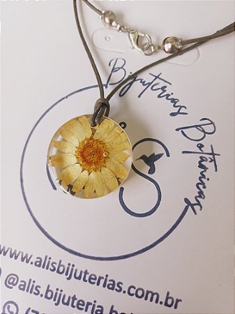 Colar Crisântemo Redondo