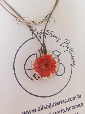 Colar Flor Redondo