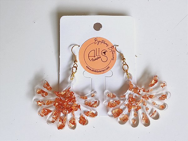 Brinco Carmem Miranda Cobre