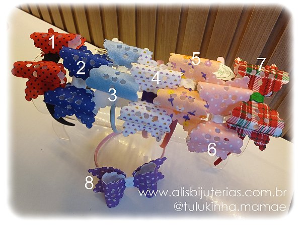 Tiara Laço Vazado e Ondulado