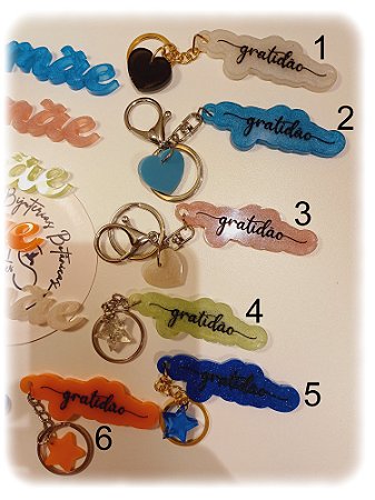 Chaveiro Gratidão
