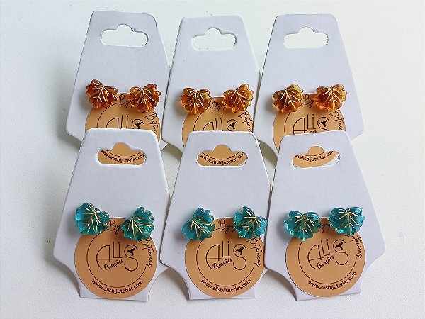 Brinco Folhas de Outono