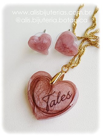 Conjunto Afetivo Colar & Brinco