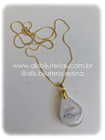 Colar Personalizado Escrito pela Criança