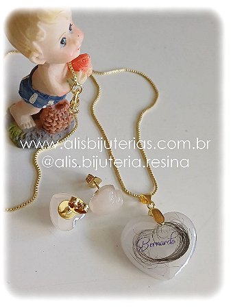 Conjunto Afetivo Leite Materno & Cabelinho