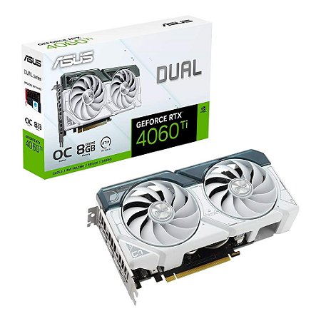 Placa de Video Asus RTX 4060 Ti White 8GB