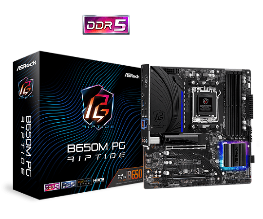 Placa Mãe ASRock B650M PG Riptide