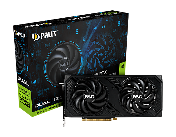 Placa de Video Palit RTX 4070 Super Dual 12GB