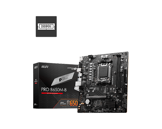 Placa Mãe MSI PRO B650M-B, AM5, DDR5