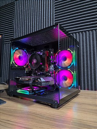 PC Gamer AMD Ryzen 5 3600x + RTX 2060 + 16GB DDR4 + SSD 512GB NVME + B450M