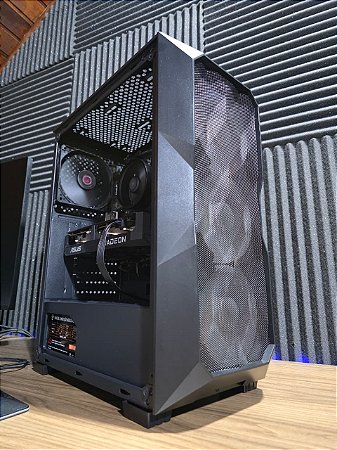 PC Gamer AMD Ryzen 5 5500 + RX 6600 + 16GB DDR4 + SSD 1TB Sata + A520M