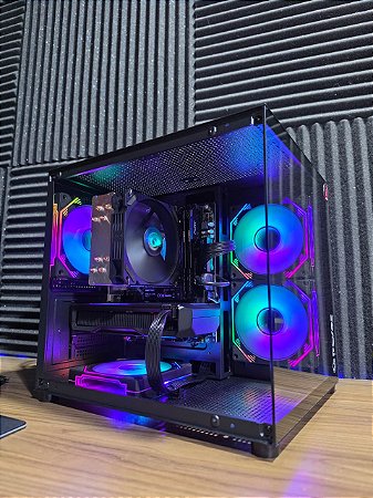 PC Gamer AMD Ryzen 5 5500 + RX 7600 + 16GB DDR4 + SSD 512GB NVME + A520M