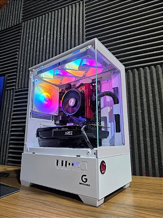 PC Gamer AMD Ryzen 5 5500 + RX 580 + 16GB DDR4 + SSD 240GB + HD 1TB + A320M