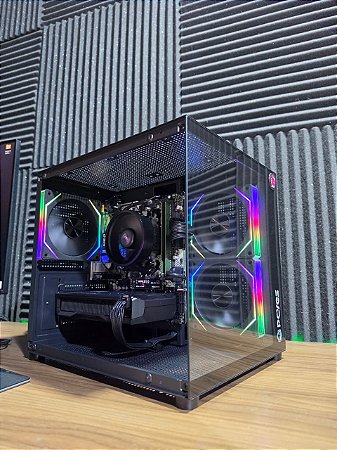 PC Gamer AMD Ryzen 5 5500 + RX 7600 + 16GB DDR4 + SSD 512GB NVME + B450M