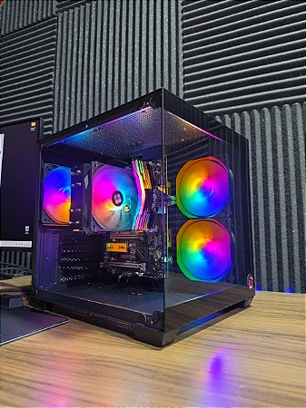 PC Gamer AMD Ryzen 5 5600G + 16GB DDR4 + SSD 256GB NVME + B550M