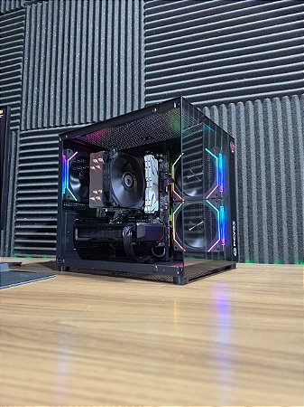 PC Gamer AMD Ryzen 5 5500 + RX 7600 + 16GB DDR4 + SSD 512GB NVME + A520M