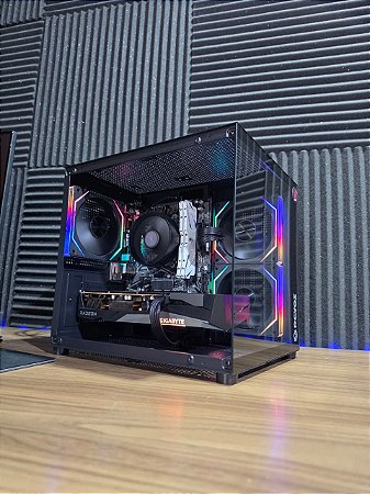 PC Gamer AMD Ryzen 5 5500 + RX 7600 + 16GB DDR4 + SSD 512GB NVME + A520M