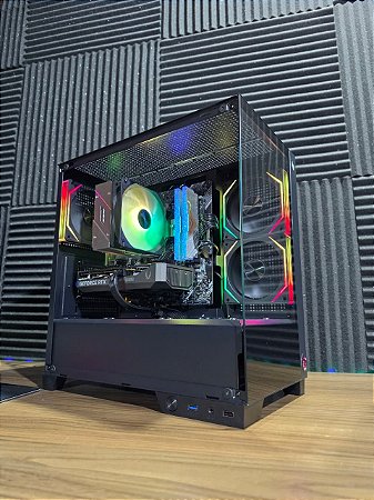 PC Gamer AMD Ryzen 7 5700x + RTX 5060 + 16GB DDR4 + SSD 512GB NVMe + B550M