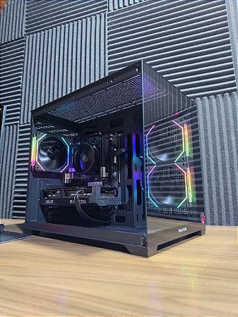PC Gamer AMD Ryzen 5 5500 + RX 6600 + 16GB DDR4 + SSD 512GB NVMe + A520M