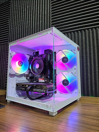 PC Gamer AMD Ryzen 5 5500 + RTX 3060 + 16GB DDR4 + SSD 512GB NVME + A520M