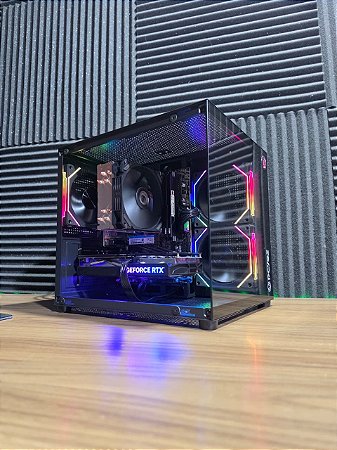 PC Gamer AMD Ryzen 5 5600x + RTX 4060 + 16GB DDR4 + SSD 500GB NVME + B550M