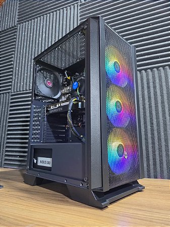 PC Gamer Intel Core i3 10100F + GTX 1660 Super + 16GB DDR4 + SSD 240GB + HD 500GB + H510M