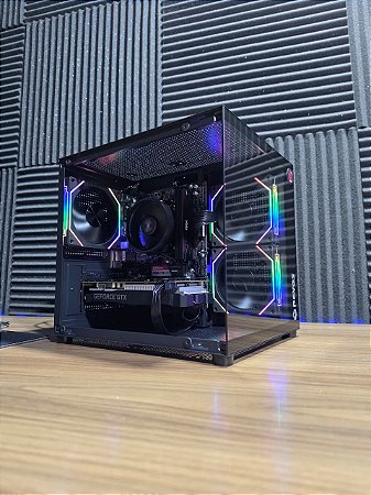 PC Gamer AMD Ryzen 5 5500 + GTX 1660 Super + 16GB DDR4 + SSD 256GB NVMe + A520M