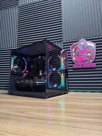 PC Gamer AMD Ryzen 5 5500 + RX 5600 + 16GB DDR4 + SSD 256GB NVMe + A520M